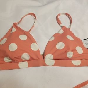 NWT Polka Dot Bikini Tops Sizes S M L XL DD